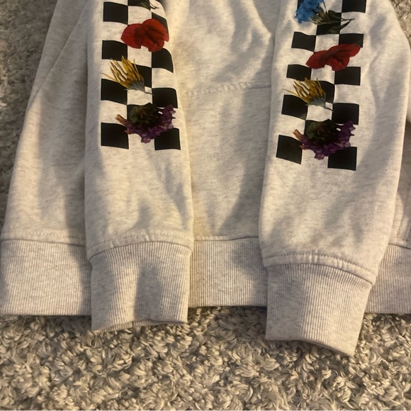 Vans Flower Checkered Hoodie XS Women New without tags - Picture 6 of 8